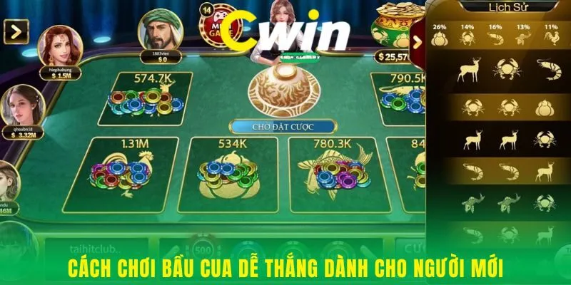 Cách chơi Bầu Cua dễ thắng dành cho người mới